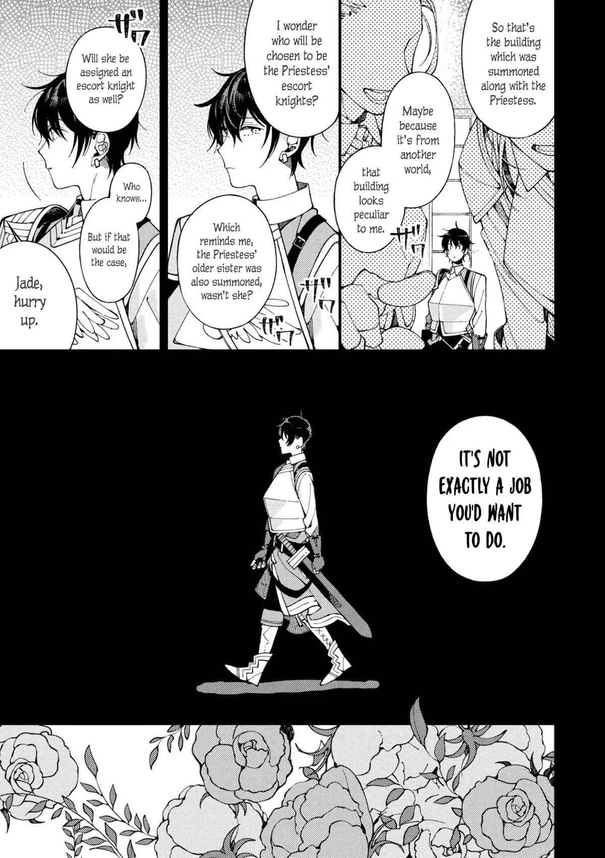 Isekai Omotenashi Gohan Chapter 4 page 6 - Chapter 4: An Escort Knight’s Everyday Life and Warm Meal ①