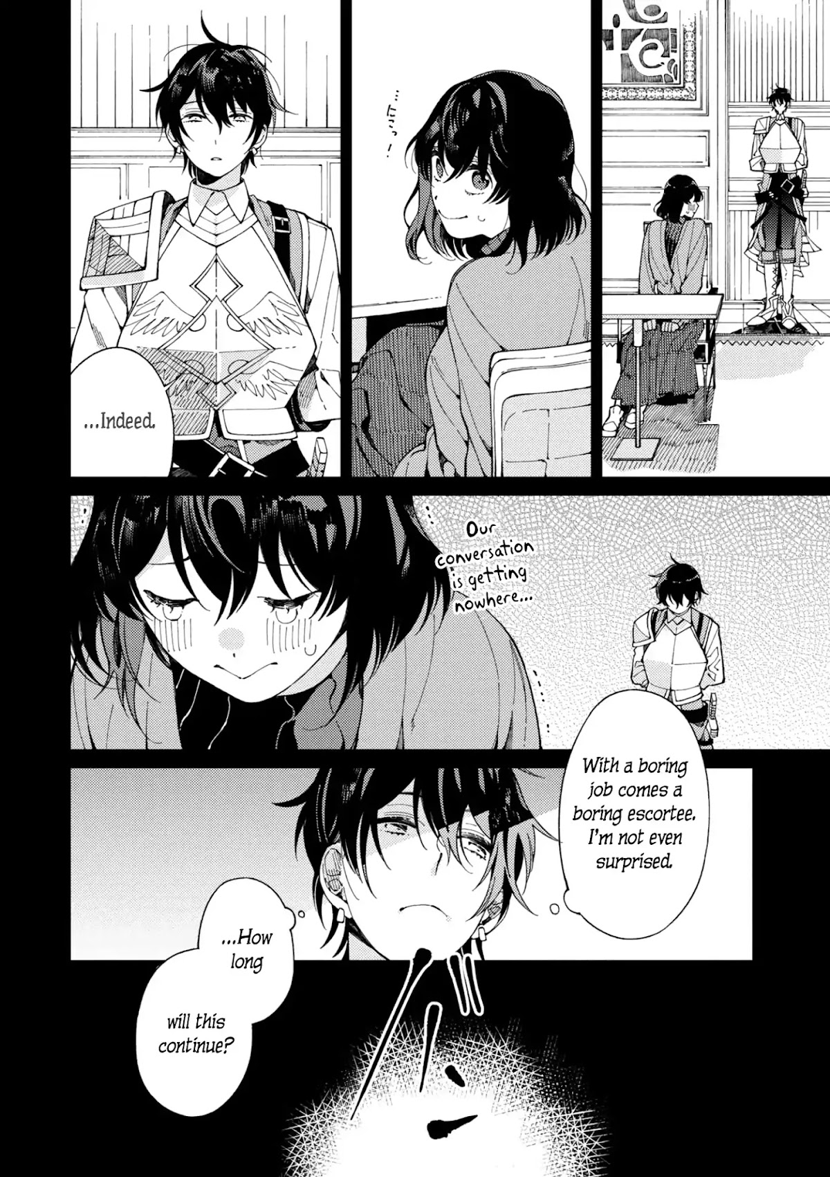 Isekai Omotenashi Gohan Chapter 4 page 9 - Chapter 4: An Escort Knight’s Everyday Life and Warm Meal ①