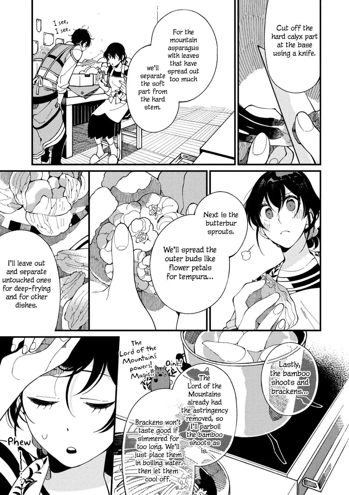 Isekai Omotenashi Gohan Chapter 5 page 12 - Chapter 5: Mountains, Younger Sister and the Taste of Spring ①