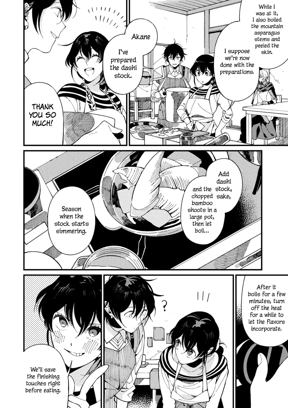 Isekai Omotenashi Gohan Chapter 5 page 13 - Chapter 5: Mountains, Younger Sister and the Taste of Spring ①