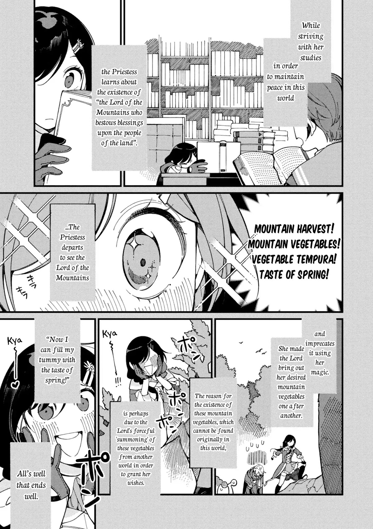 Isekai Omotenashi Gohan Chapter 5 page 6 - Chapter 5: Mountains, Younger Sister and the Taste of Spring ①