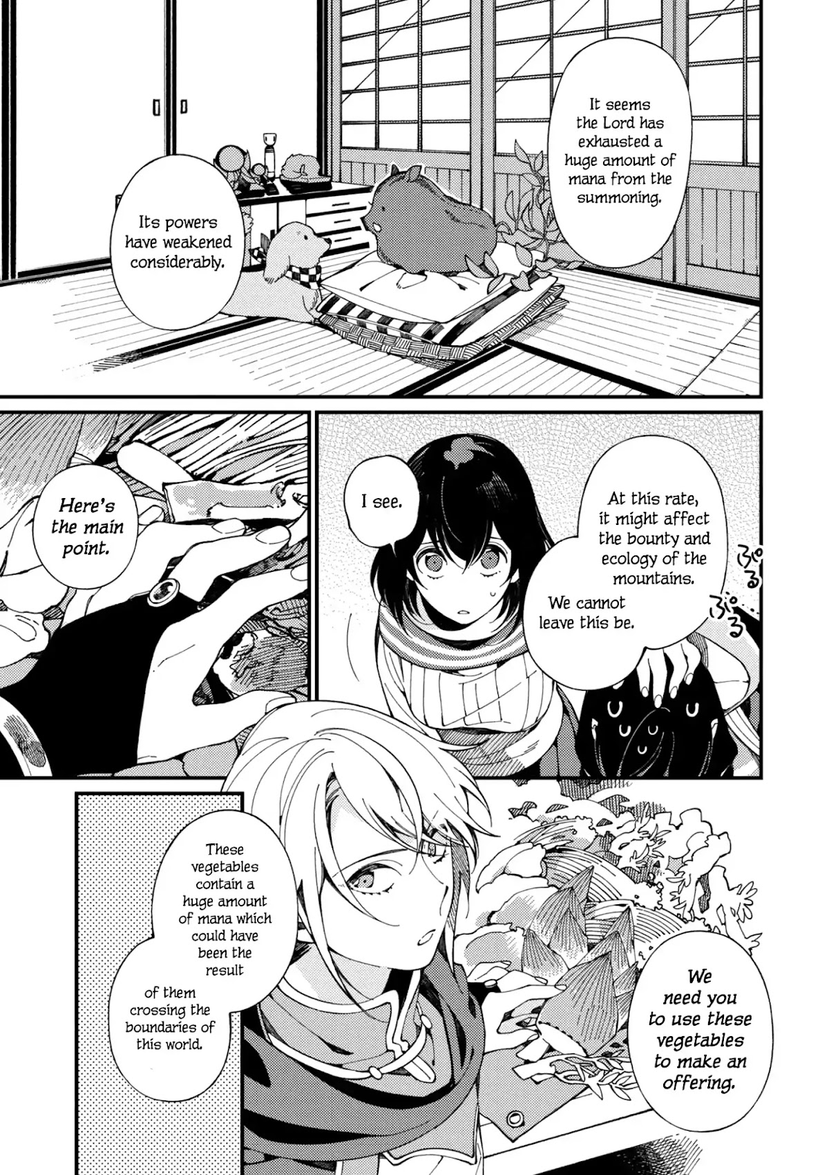 Isekai Omotenashi Gohan Chapter 5 page 8 - Chapter 5: Mountains, Younger Sister and the Taste of Spring ①