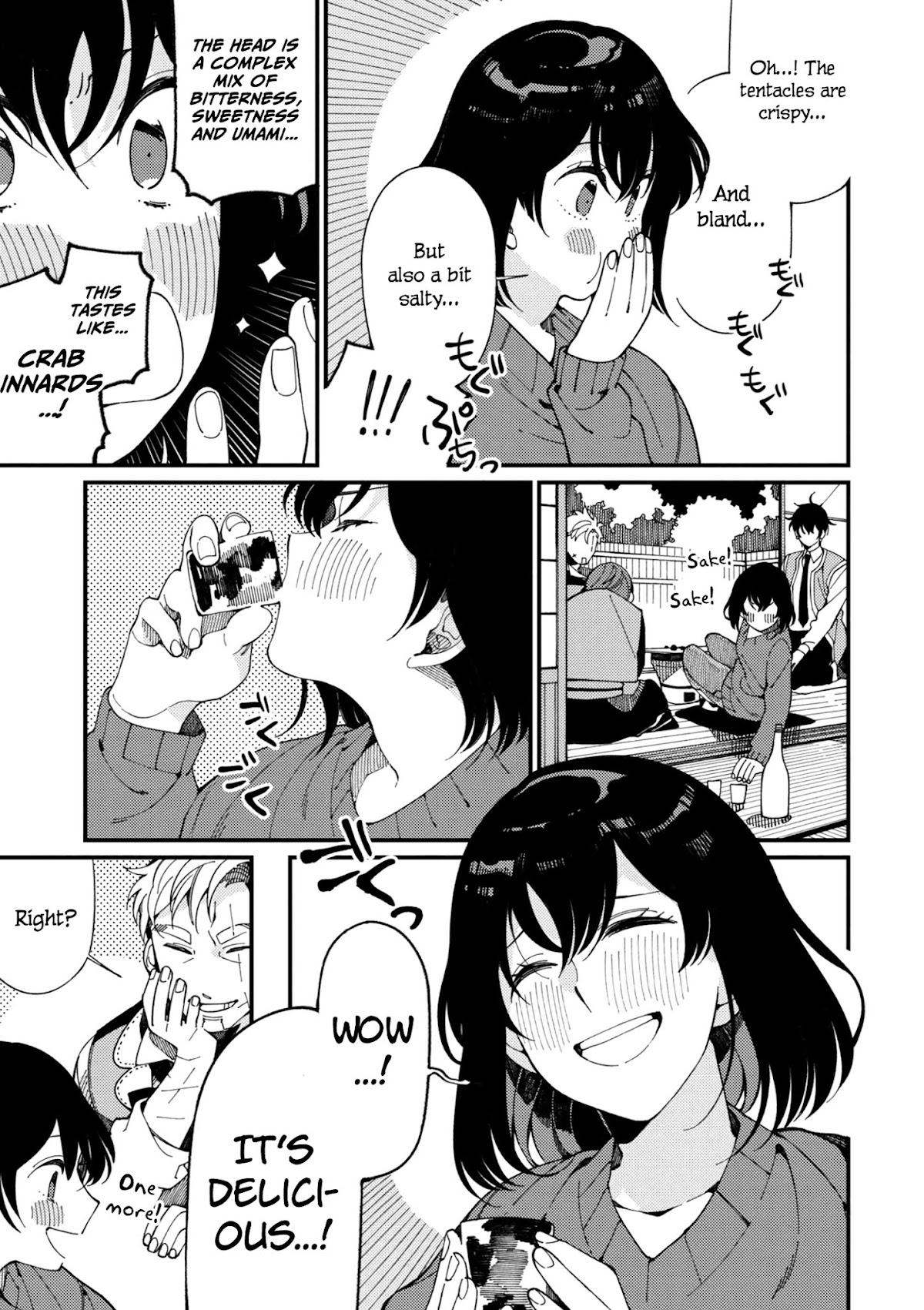 Isekai Omotenashi Gohan Chapter 6.2 page 5 - Chapter 6.2: Dried Herring Fillet, Peculiar Clams and Mr. Sour-Faced ②