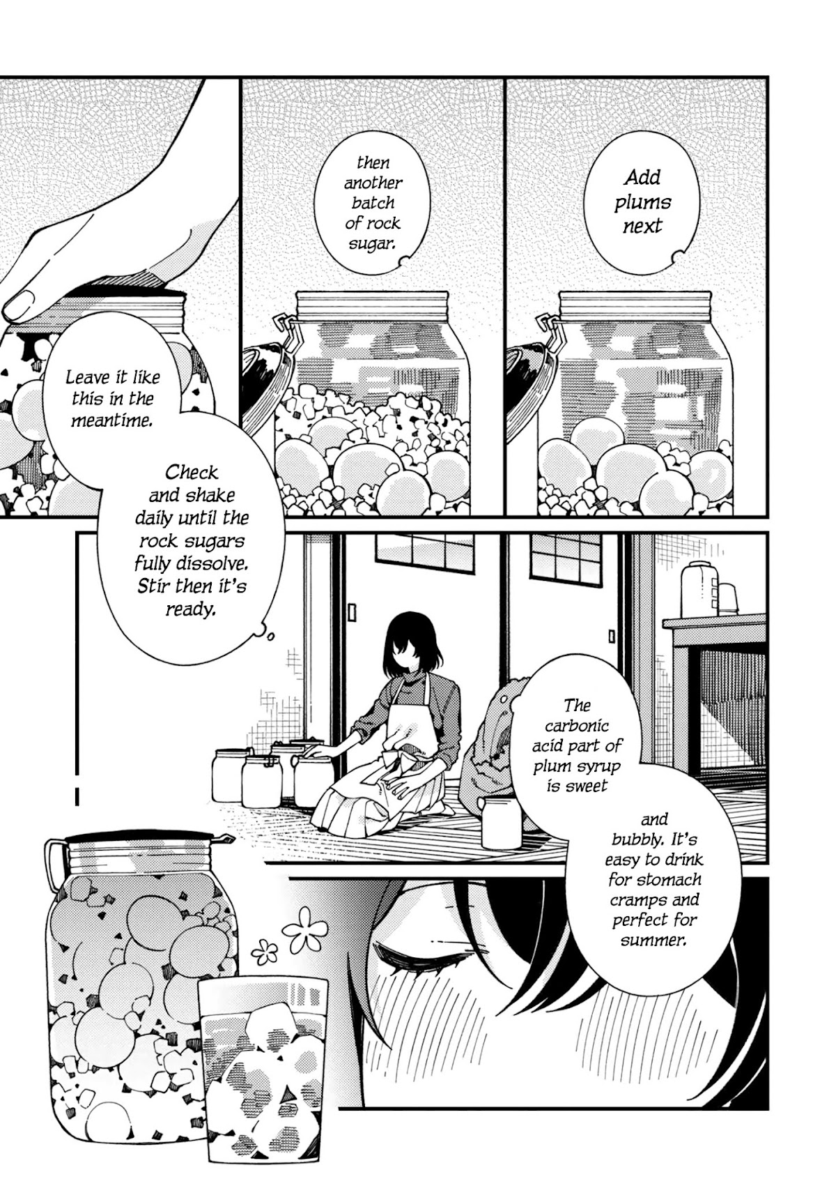 Isekai Omotenashi Gohan Chapter 7 page 14 - Chapter 7: The Medicinal Herb Seller and Plum Work ①