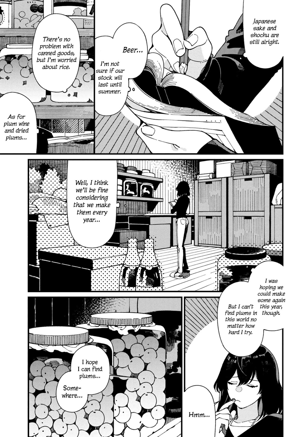 Isekai Omotenashi Gohan Chapter 7 page 2 - Chapter 7: The Medicinal Herb Seller and Plum Work ①
