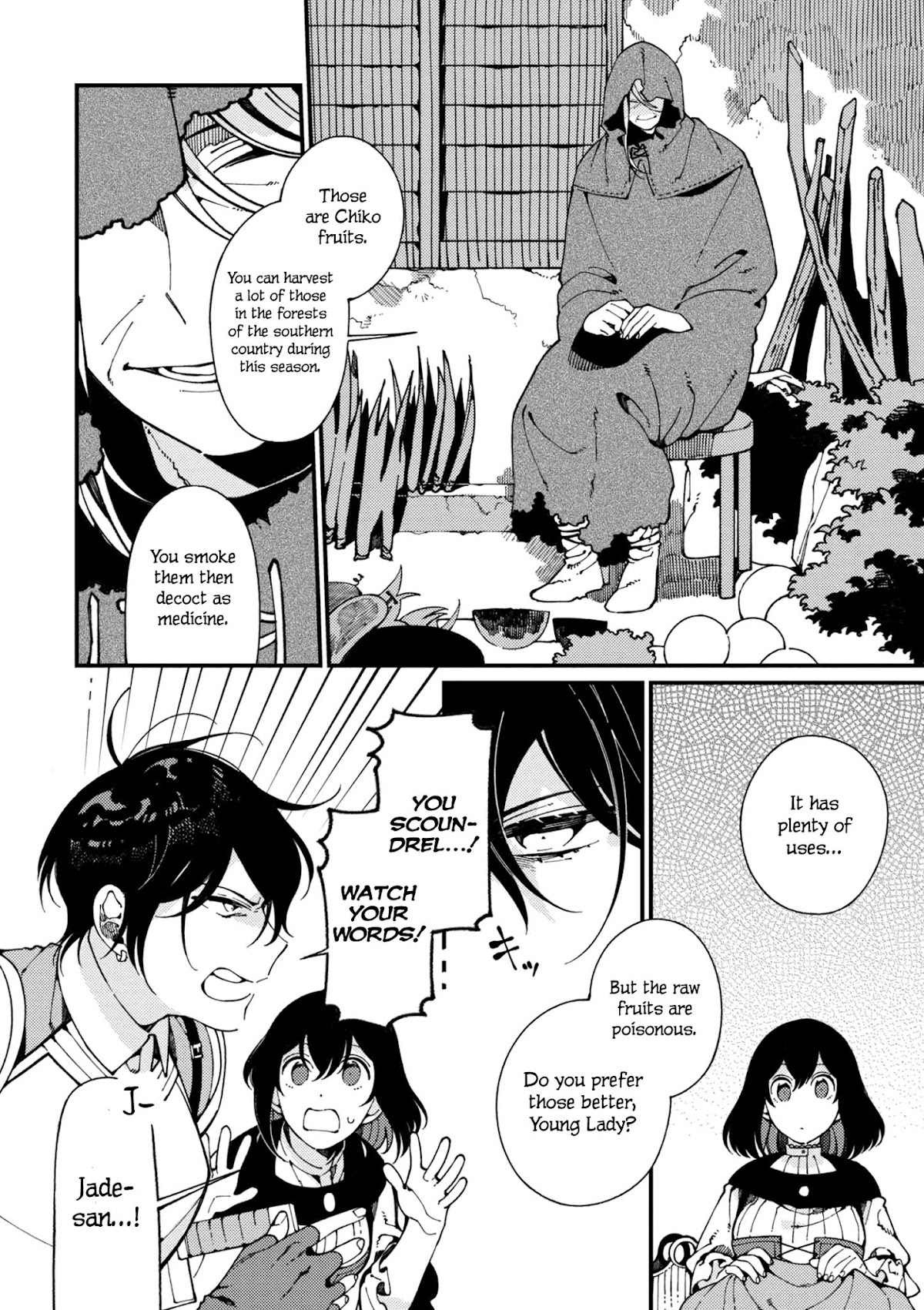 Isekai Omotenashi Gohan Chapter 7 page 5 - Chapter 7: The Medicinal Herb Seller and Plum Work ①