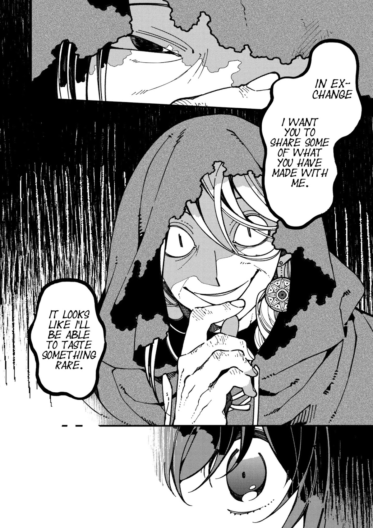 Isekai Omotenashi Gohan Chapter 7 page 9 - Chapter 7: The Medicinal Herb Seller and Plum Work ①