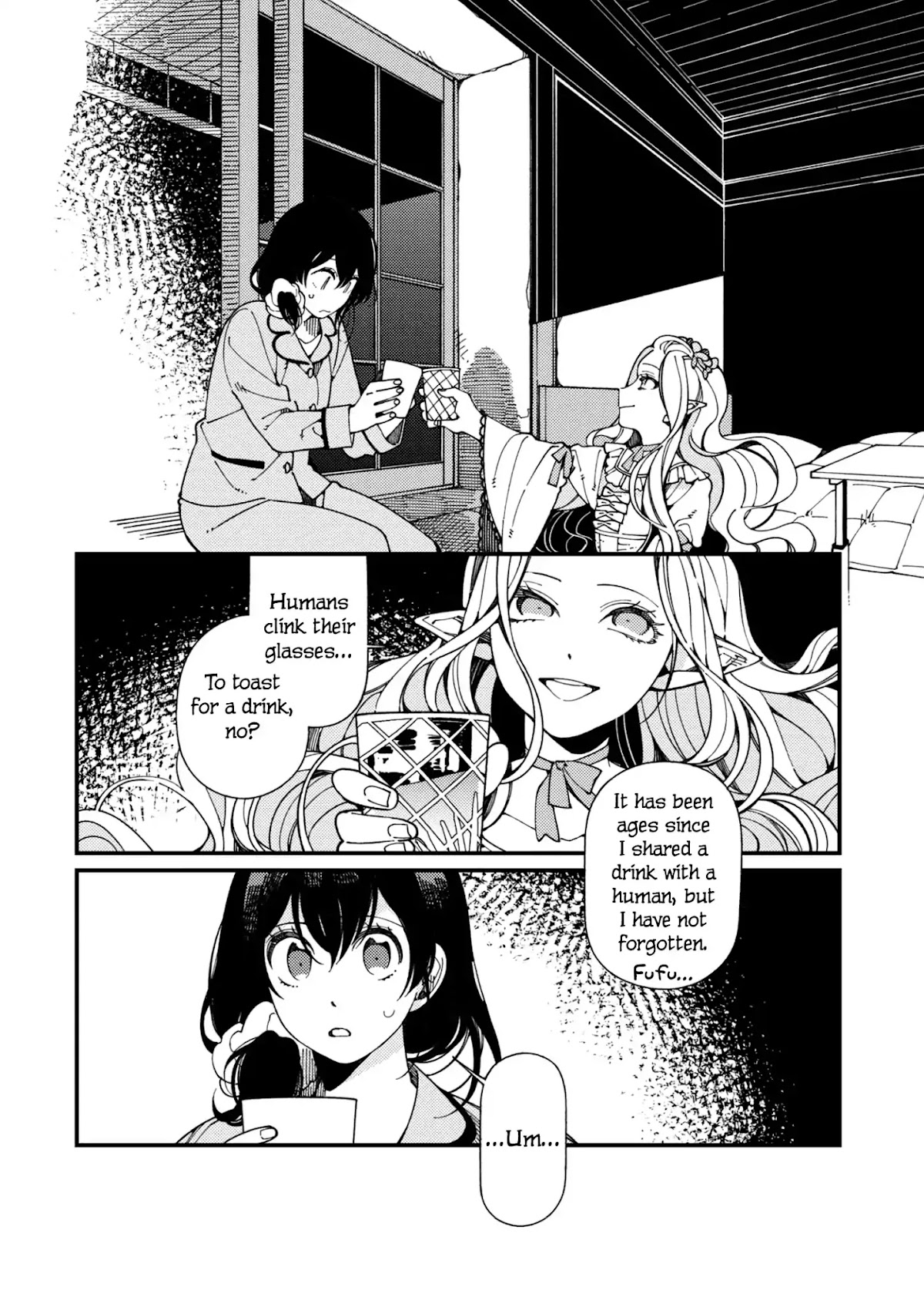 Isekai Omotenashi Gohan Chapter 8 page 14 - Chapter 8: Fava Beans and Invitation to Fantasy ①