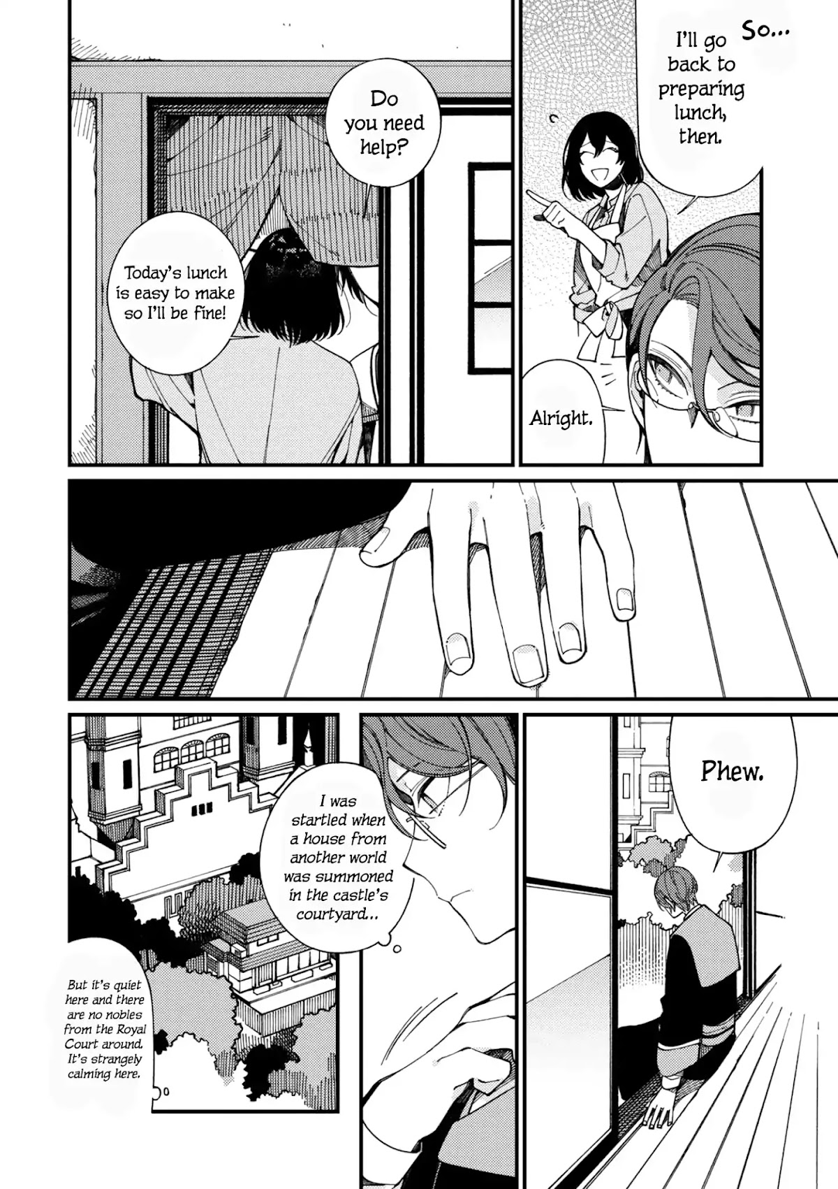 Isekai Omotenashi Gohan Chapter 9 page 3 - Chapter 9: Straight-Laced Prime Minister, Dachshund and Tenshinhan ①