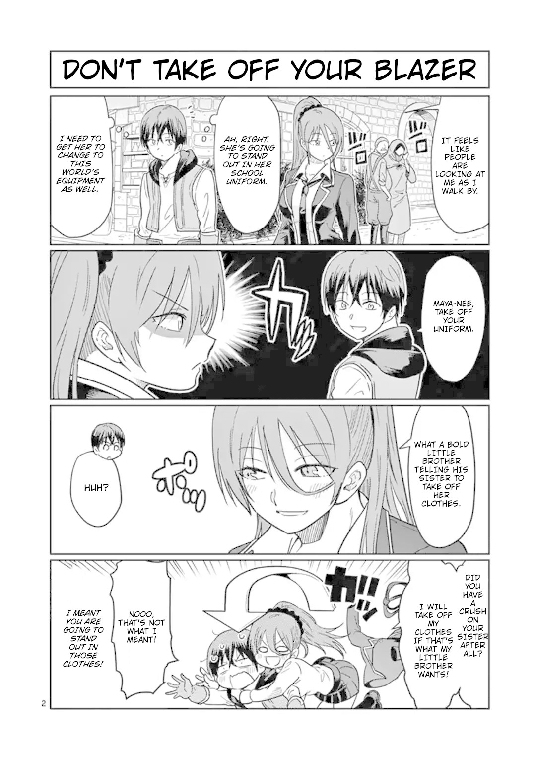 Isekai One Turn Kill Nee-san Chapter 2.5 page 2 - Chapter 2.5