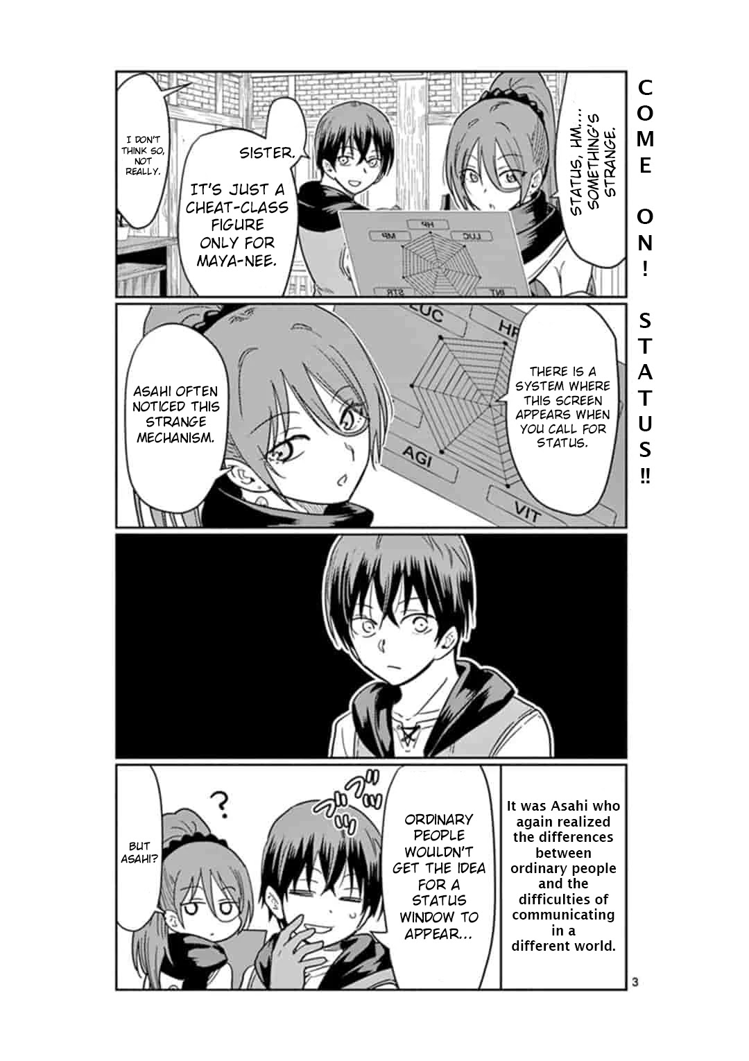 Isekai One Turn Kill Nee-san Chapter 4.5 page 3 - Chapter 4.5