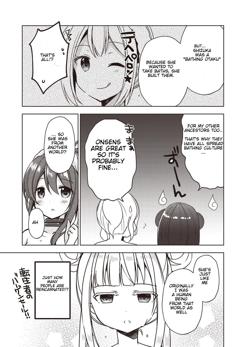 Isekai Onsen ni Tensei shita Ore no Kounou ga Tondemosugiru Chapter 22 page 7 - Chapter 22: This hot spring will last forever