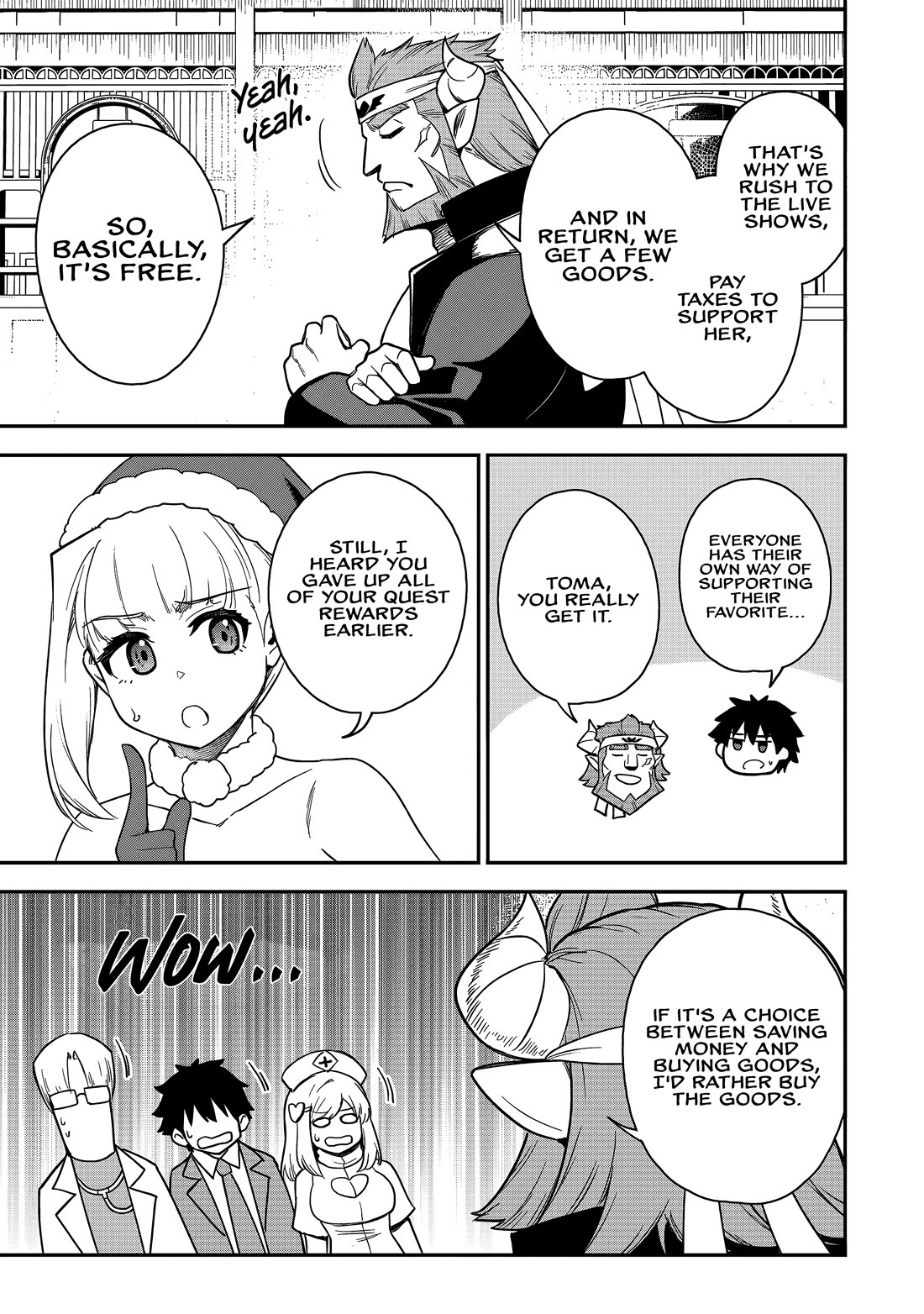 Isekai Party Crusher Chapter 24 page 22 - Chapter 24: An absolute idol and a call for a bodyguard squad.