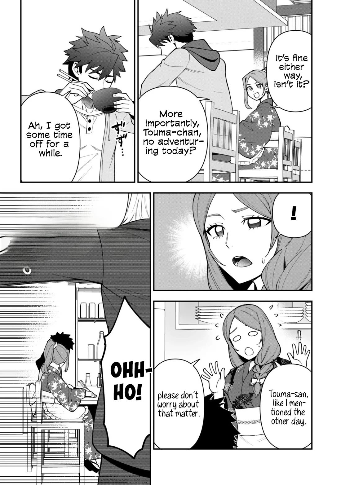 Isekai Party Crusher Chapter 43 page 12 - Chapter 43: The Otherworldly Adventurer and the Ordinary Widow