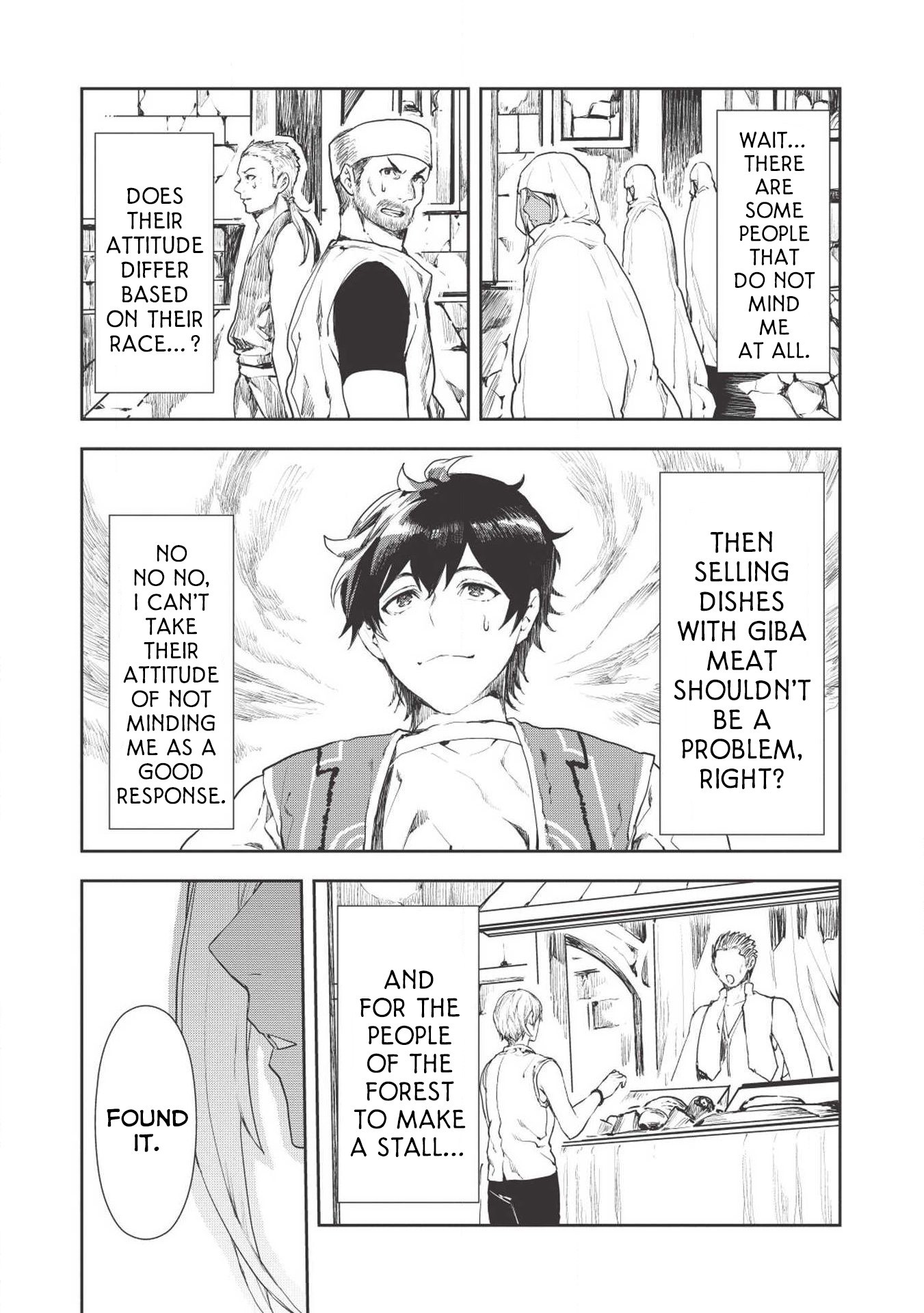 Isekai Ryouridou Chapter 17 page 14 - Chapter 17: Revisiting the Trade Town, Jenos