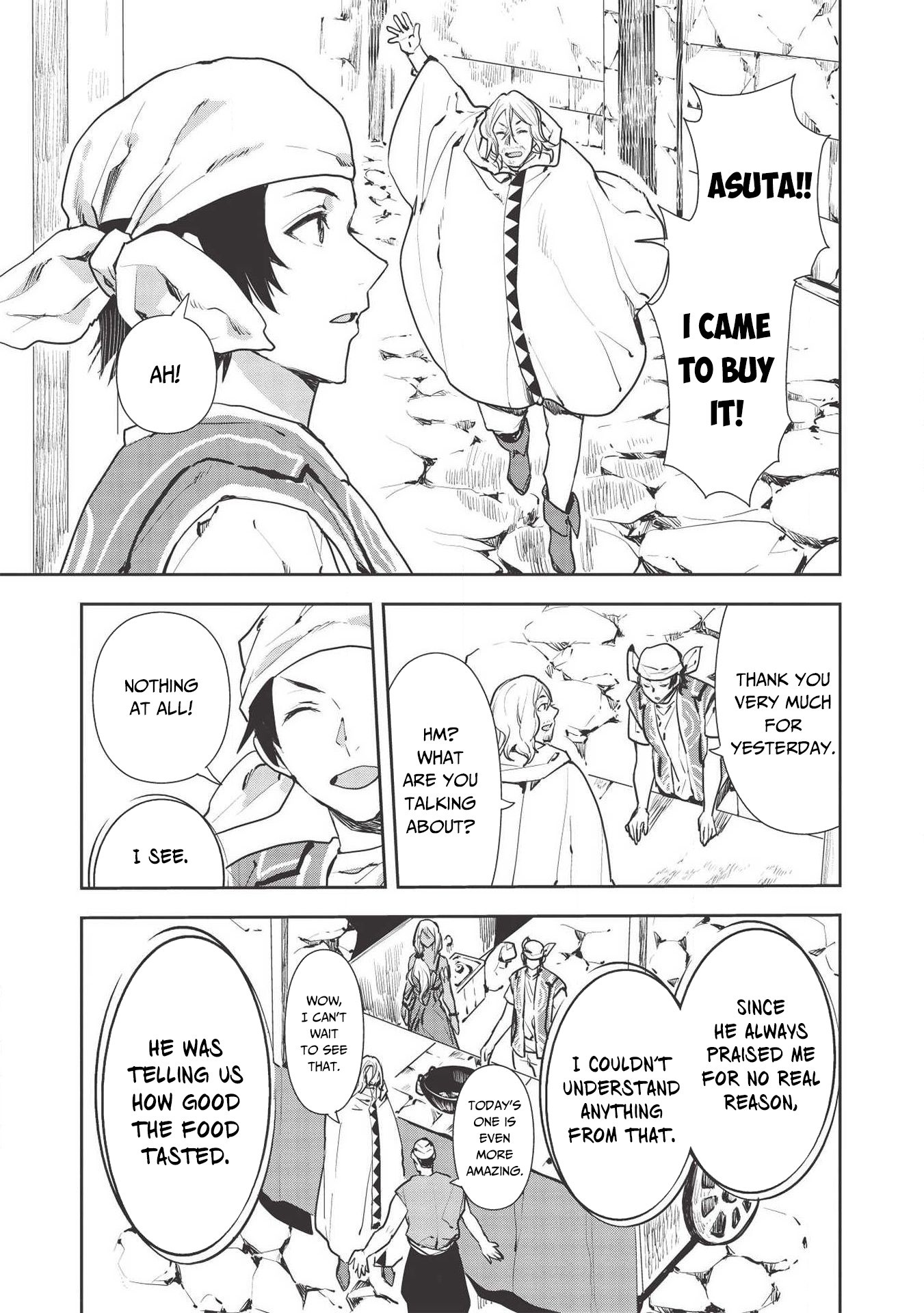 Isekai Ryouridou Chapter 27 page 28 - Chapter 27: Our First Customer