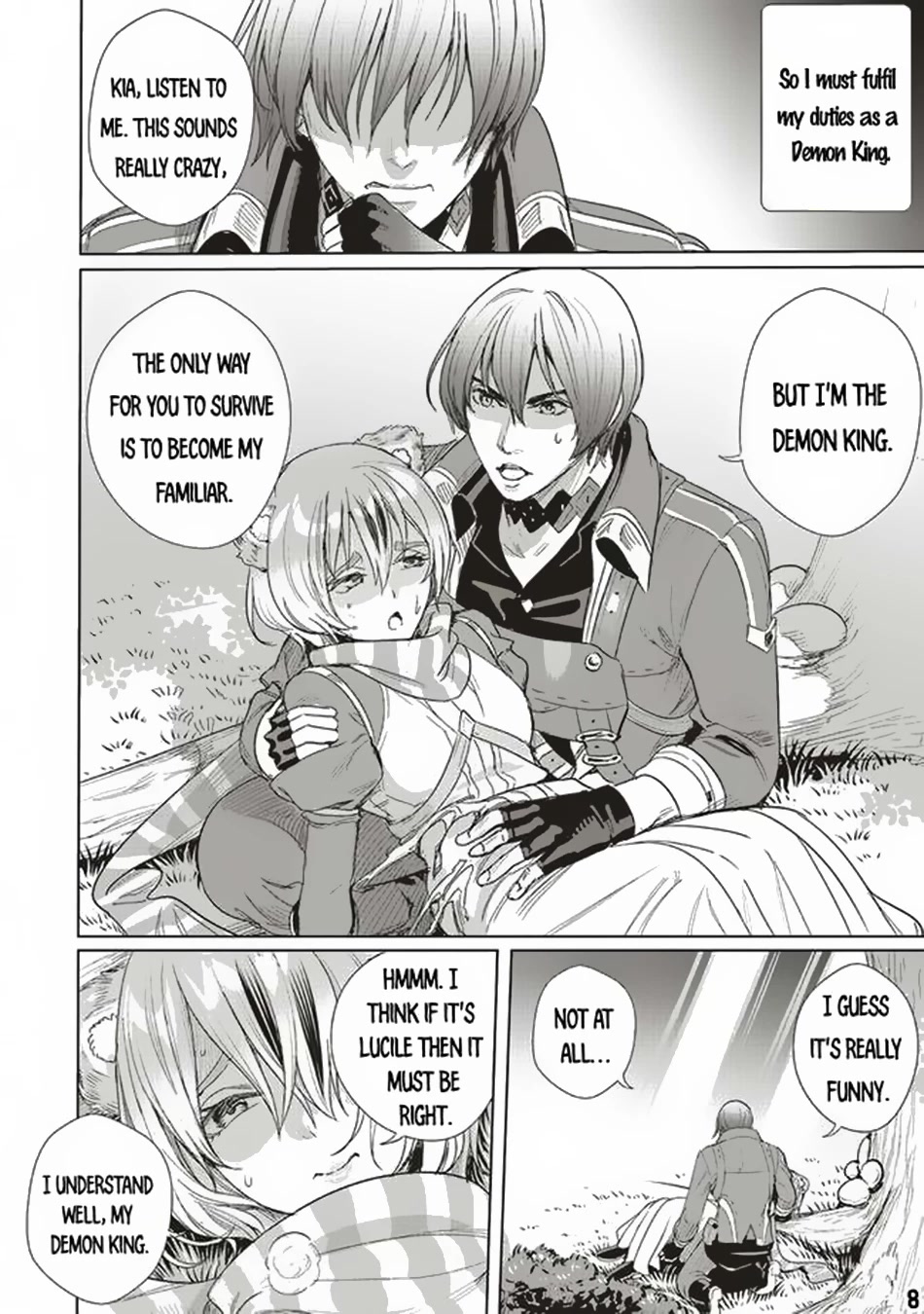 Isekai Saikyou no Daimaou, Tensei Shi Boukensha ni Naru Chapter 16.1 page 9 - Chapter 16.1: The Choice of the Demon King