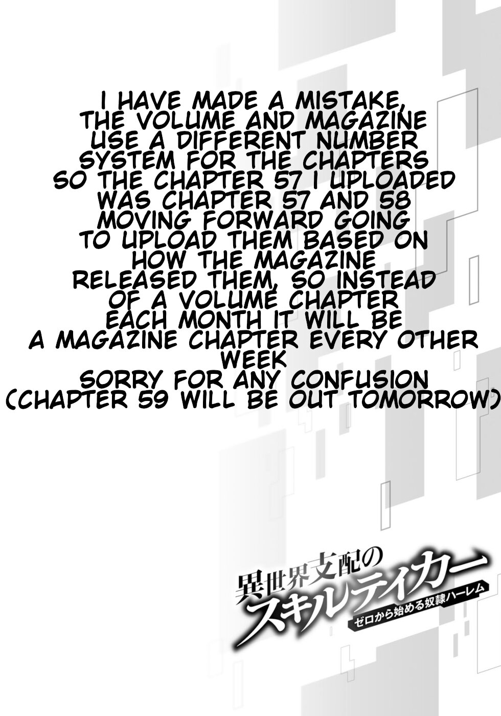 Isekai Shihai no Skill Taker: Zero kara Hajimeru Dorei Harem Chapter 58 page 1 - Chapter 58