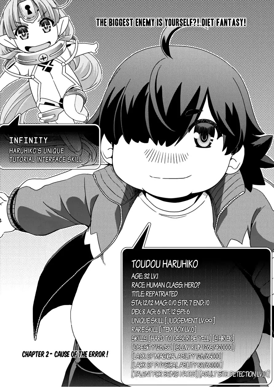 Isekai Shoukan-sareta ga Kyousei Soukan-sareta Ore ha shikatanaku yaseru koto ni shita. Chapter 2 page 3 - Chapter 2: Cause Of The Error!