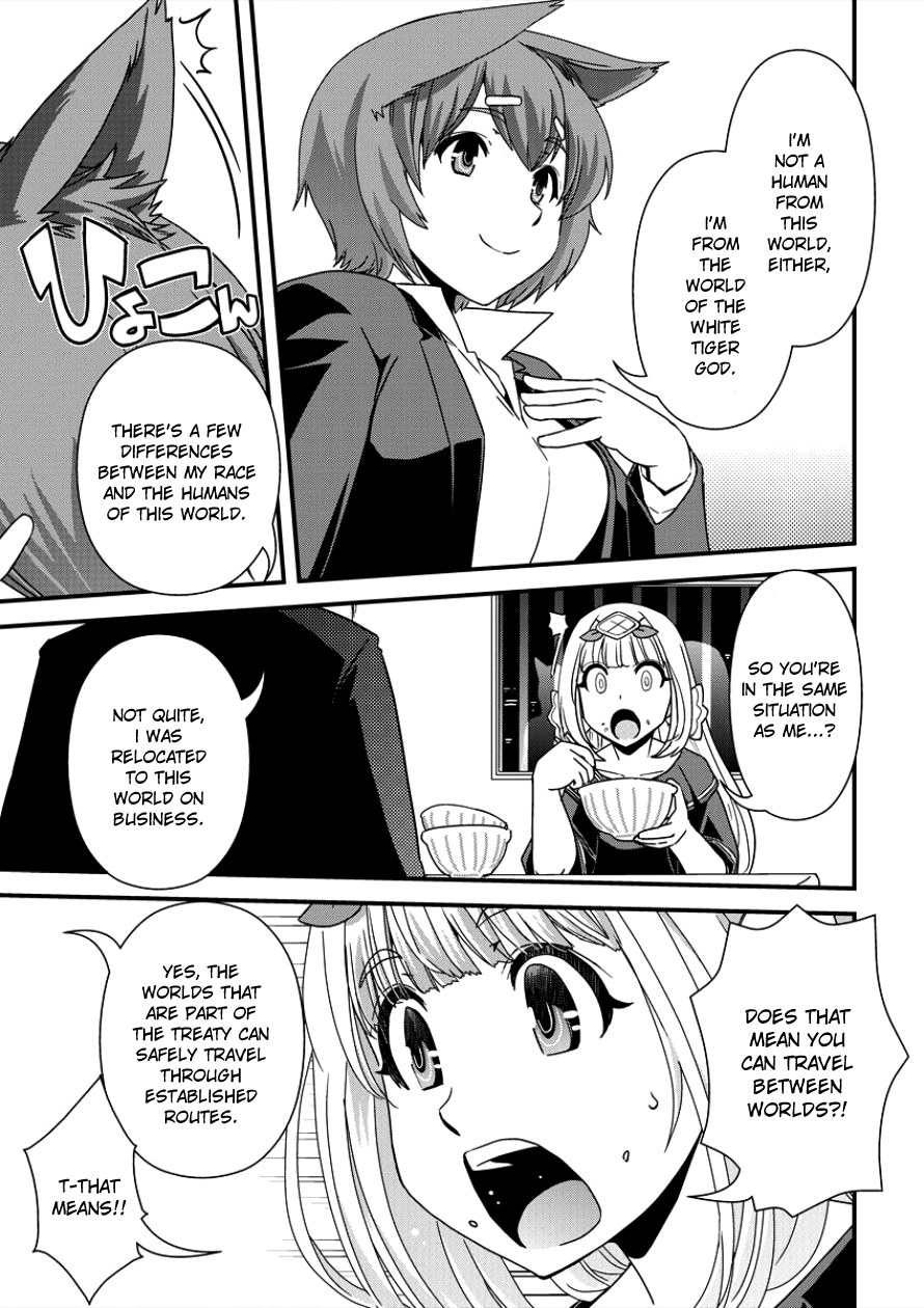 Isekai Shoukan-sareta ga Kyousei Soukan-sareta Ore ha shikatanaku yaseru koto ni shita. Chapter 7 page 13 - Chapter 7: Interrogation Food?!
