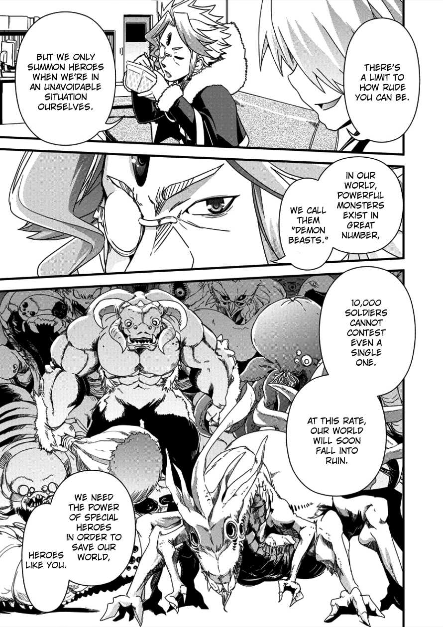 Isekai Shoukan-sareta ga Kyousei Soukan-sareta Ore ha shikatanaku yaseru koto ni shita. Chapter 8 page 5 - Chapter 8: Super Ultra Ability
