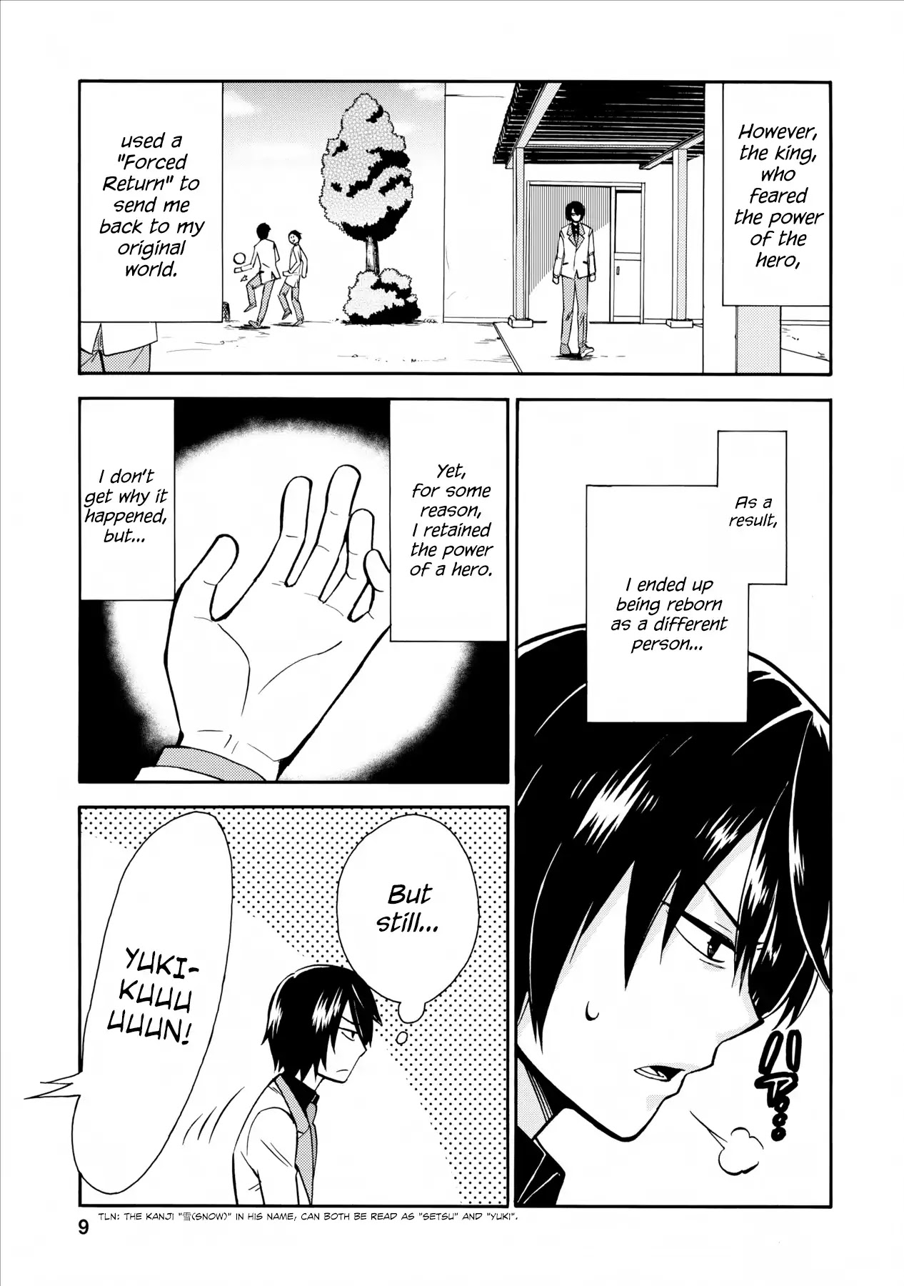 Isekai Shoukan wa Nidome Desu Chapter 1 page 9 - Chapter 1