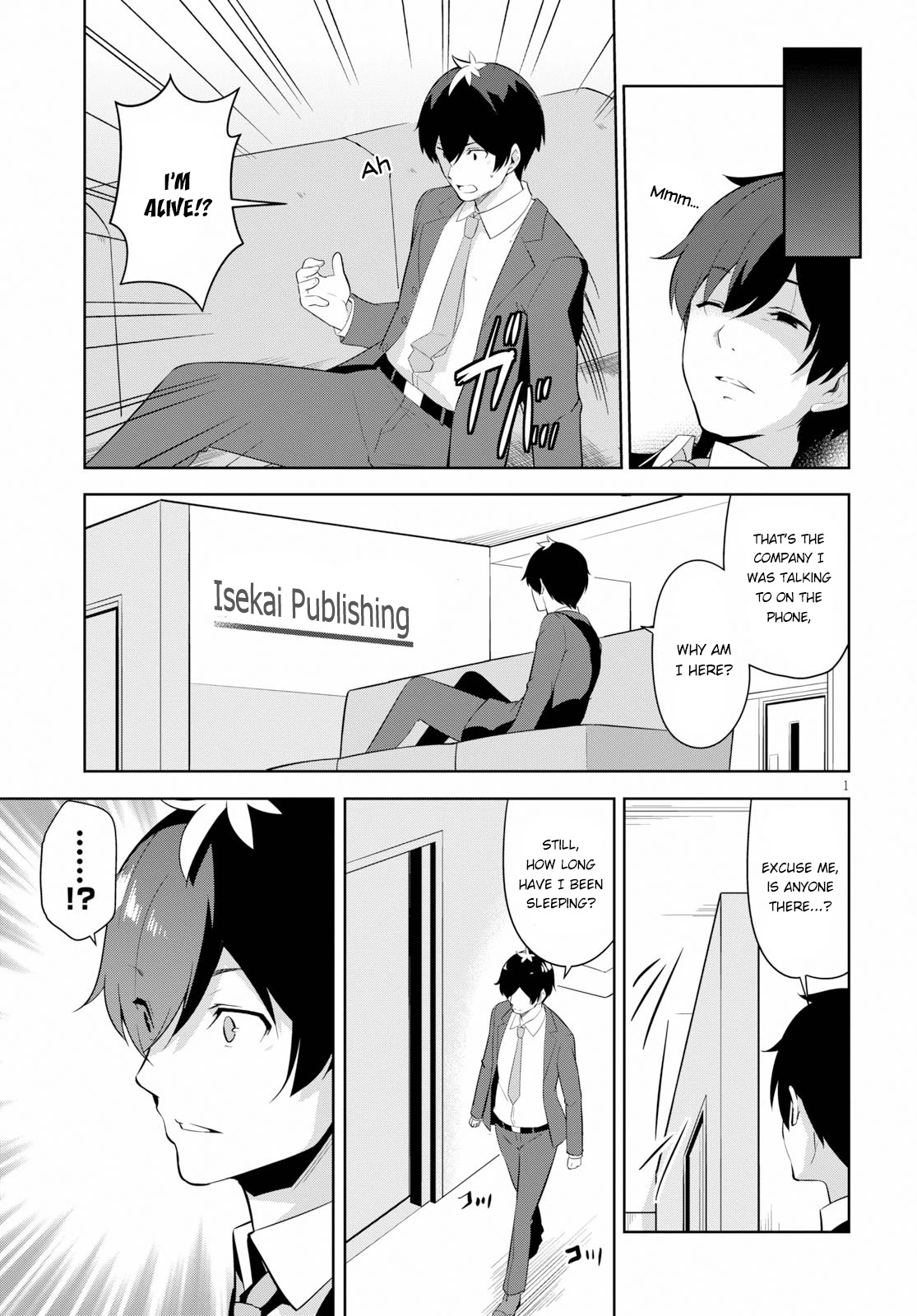Isekai Shuppan no Henshuu-san Chapter 1 page 6 - Chapter 1: Editor in a Publisher from another world