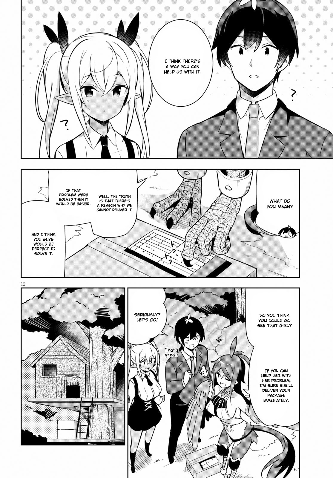 Isekai Shuppan no Henshuu-san Chapter 5 page 13 - Chapter 5: The perverted harpies from the delivery service
