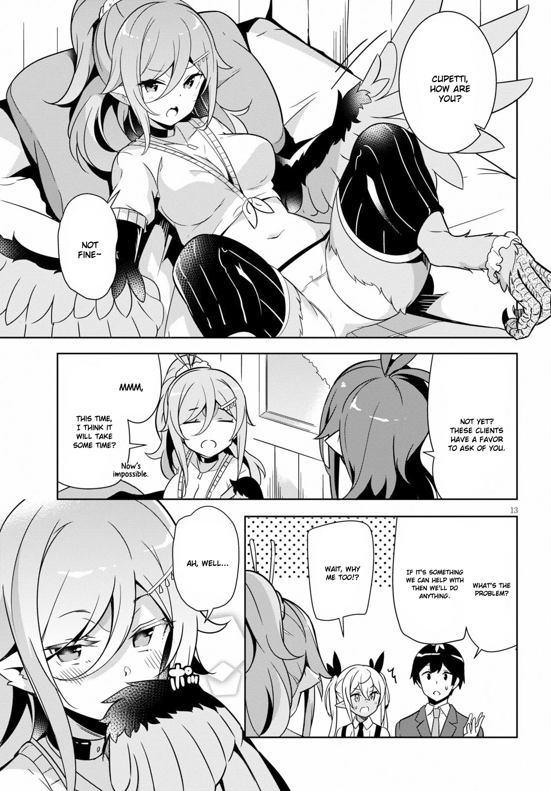 Isekai Shuppan no Henshuu-san Chapter 5 page 14 - Chapter 5: The perverted harpies from the delivery service