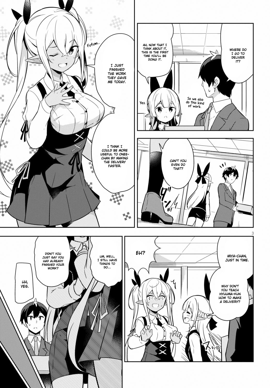 Isekai Shuppan no Henshuu-san Chapter 5 page 4 - Chapter 5: The perverted harpies from the delivery service