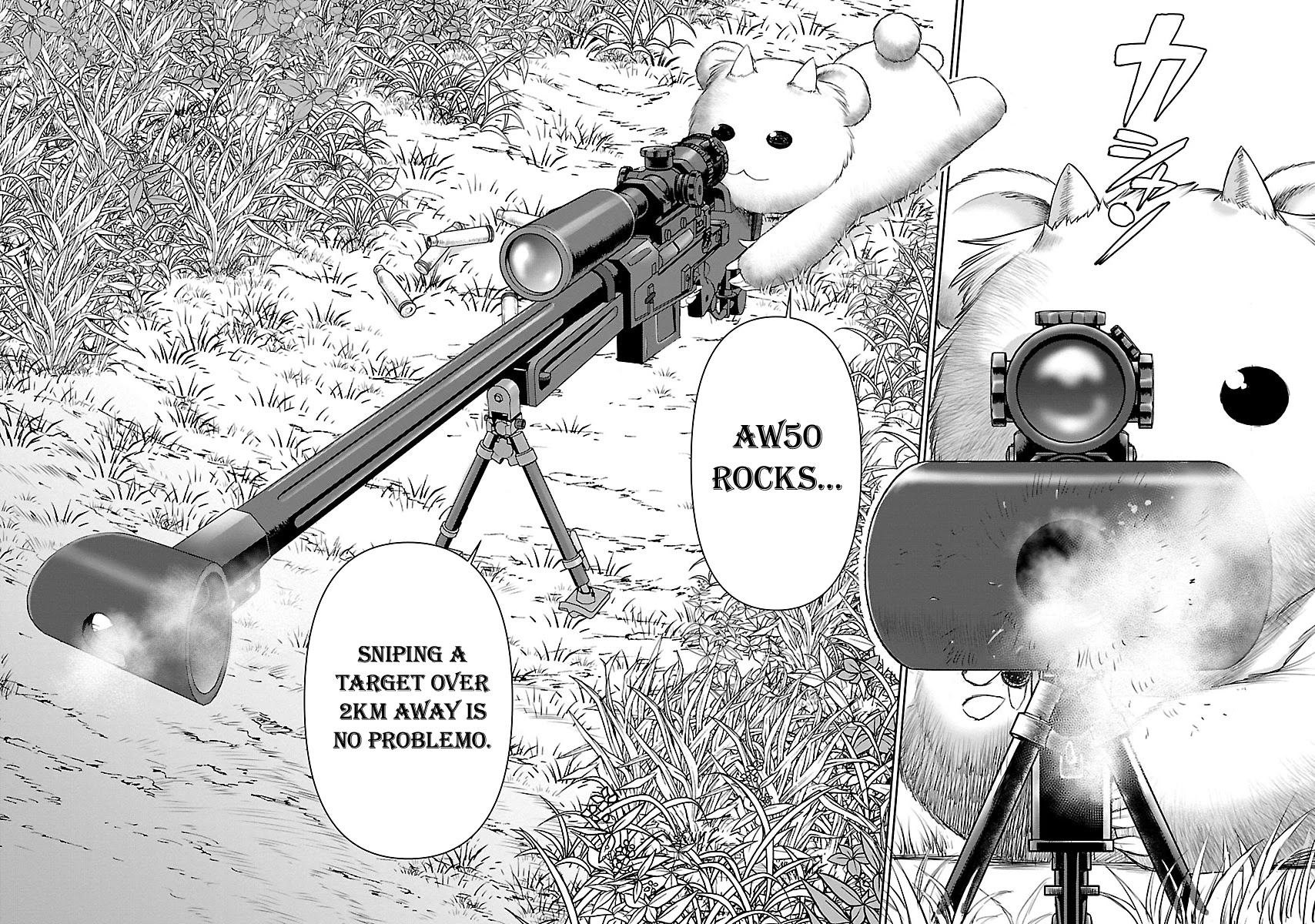 Isekai Sniper Is the Female Warrior's Mofumofu Pet Chapter 1 page 37 - Chapter 1: Encounter with Raisa the Female Warrior!