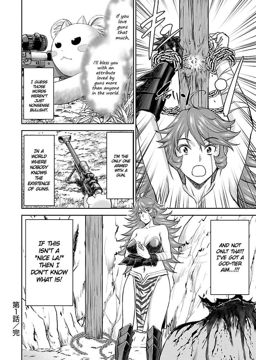 Isekai Sniper Is the Female Warrior's Mofumofu Pet Chapter 1 page 38 - Chapter 1: Encounter with Raisa the Female Warrior!