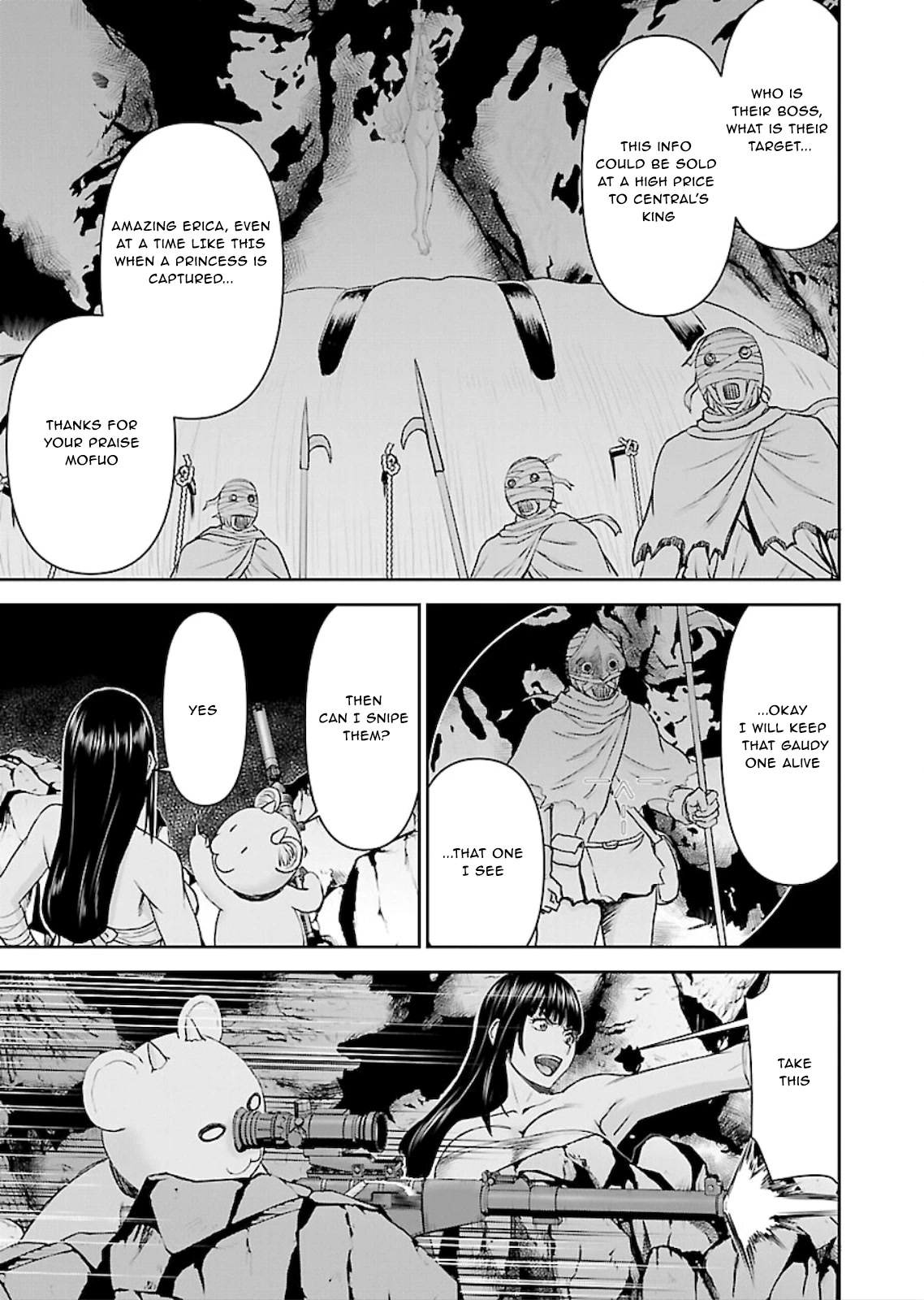 Isekai Sniper Is the Female Warrior's Mofumofu Pet Chapter 10 page 14 - Chapter 10: Strange! Mysterious Disappearances (Part 3)