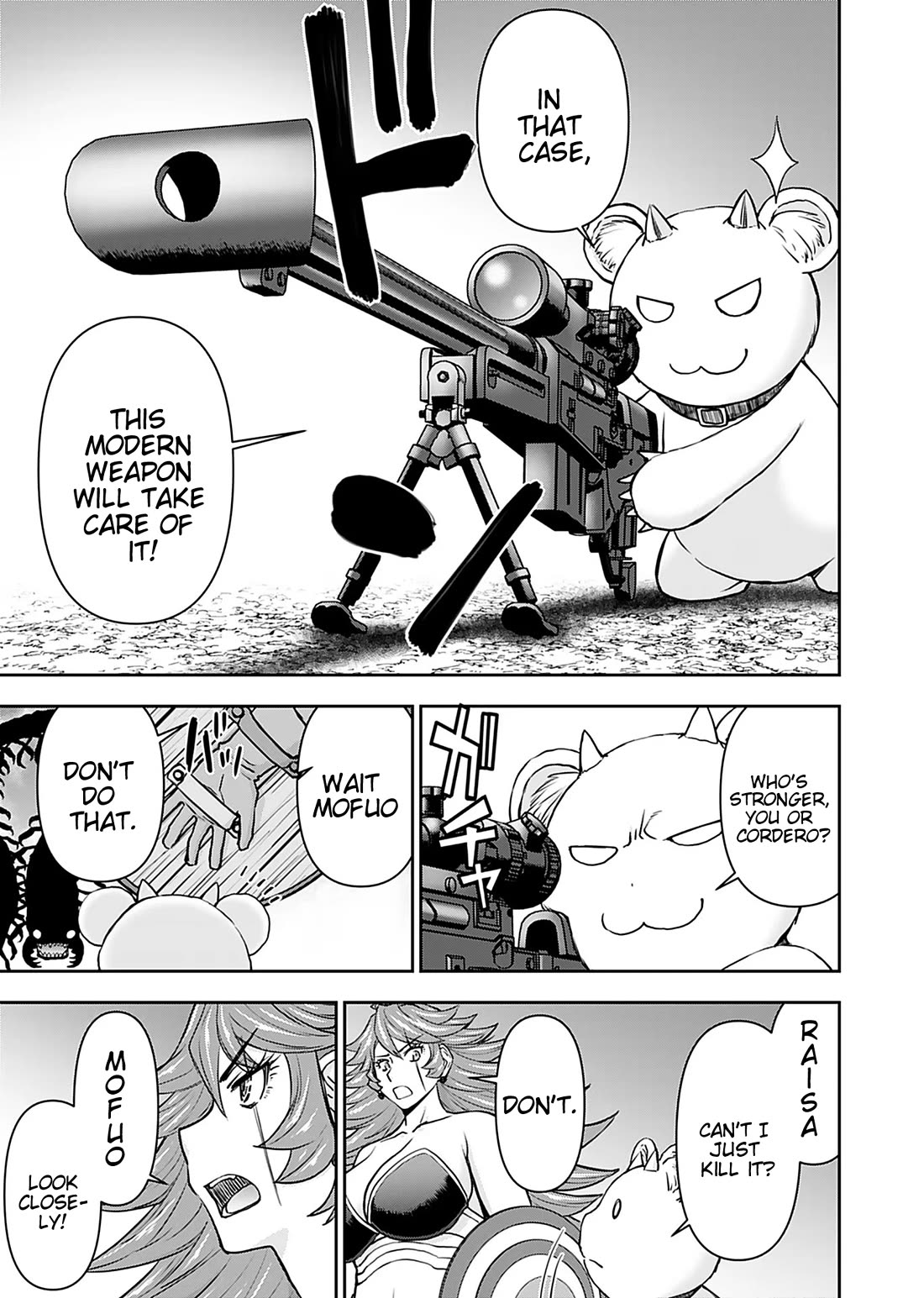 Isekai Sniper Is the Female Warrior's Mofumofu Pet Chapter 13 page 14 - Chapter 13: Rescue! Mithril Blacksmith (Part 3)