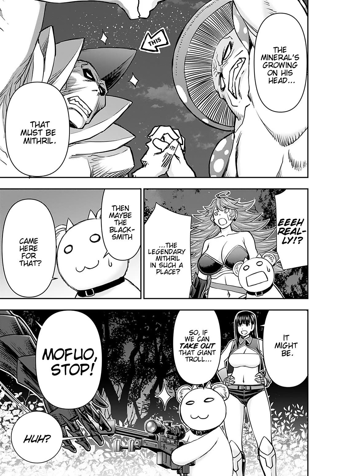 Isekai Sniper Is the Female Warrior's Mofumofu Pet Chapter 13 page 3 - Chapter 13: Rescue! Mithril Blacksmith (Part 3)