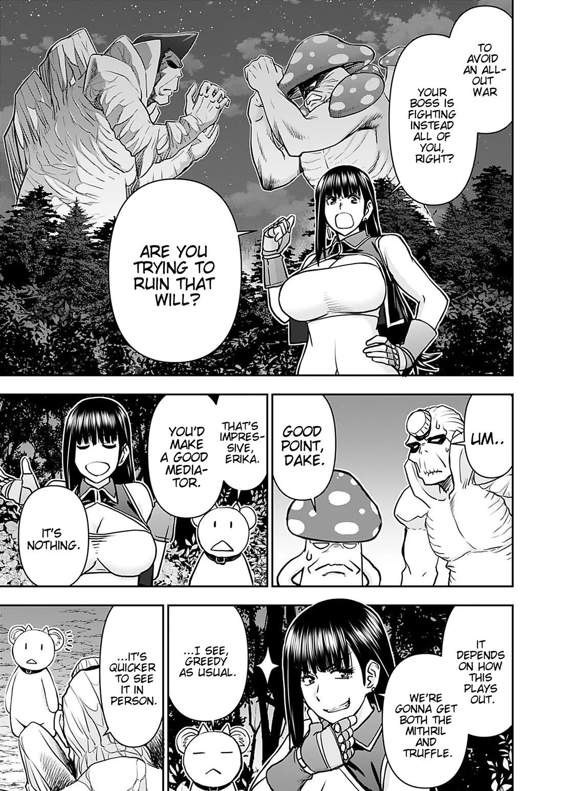 Isekai Sniper Is the Female Warrior's Mofumofu Pet Chapter 13 page 9 - Chapter 13: Rescue! Mithril Blacksmith (Part 3)