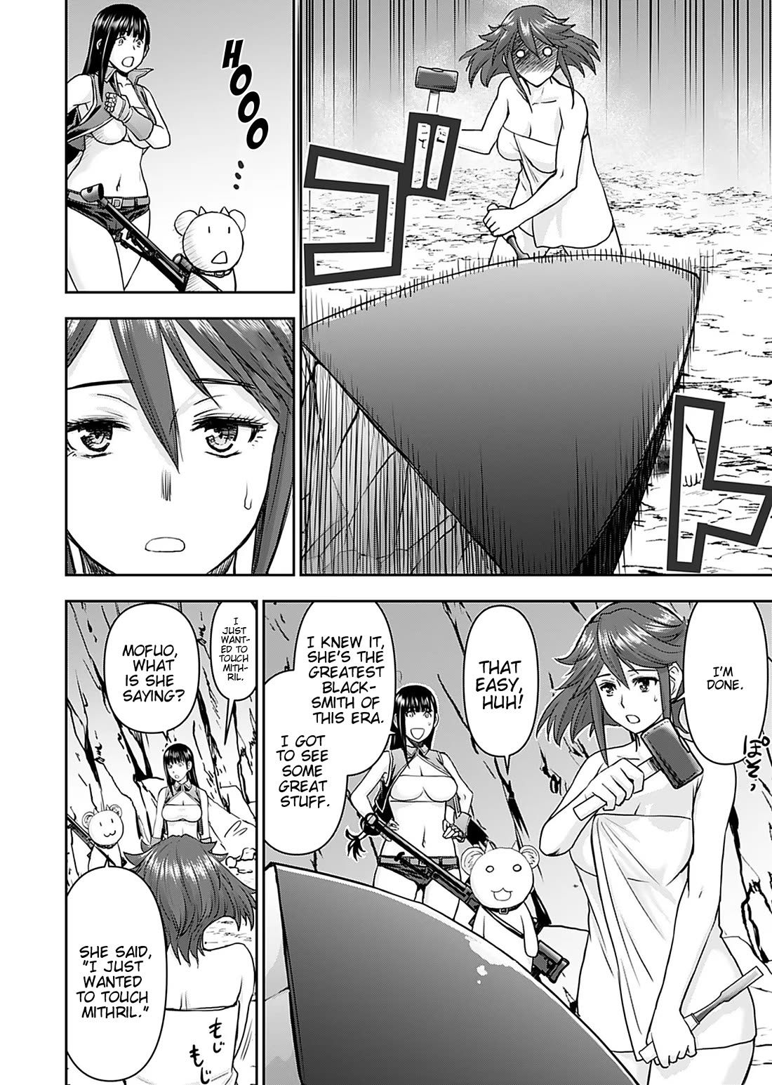 Isekai Sniper Is the Female Warrior's Mofumofu Pet Chapter 14 page 10 - Chapter 14: Rescue! Mithril Blacksmith (Final Part)