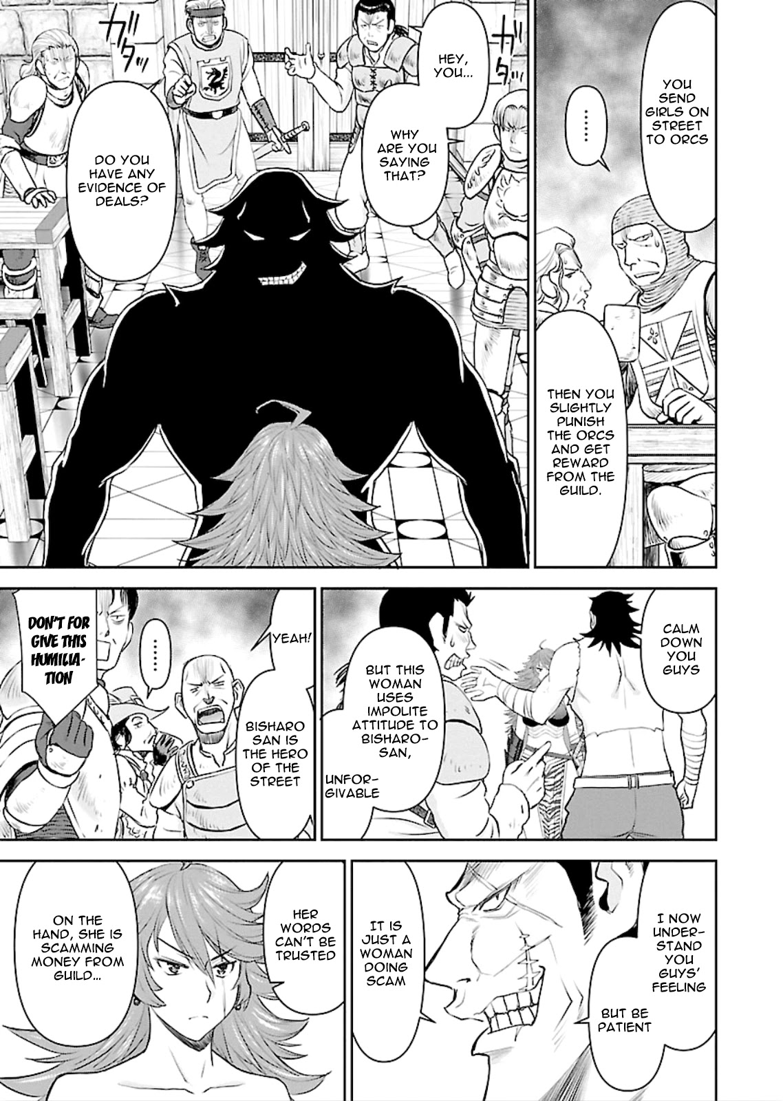 Isekai Sniper Is the Female Warrior's Mofumofu Pet Chapter 2 page 11 - Chapter 2: Bloody Battle Guild Bar