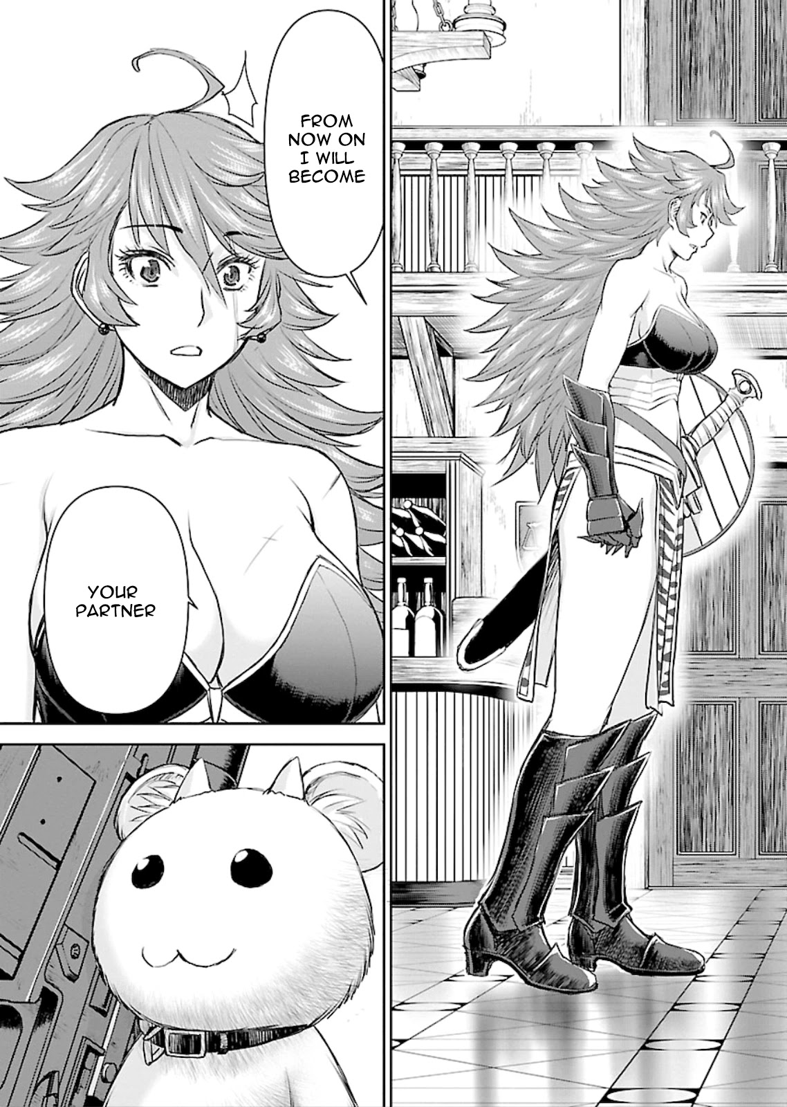 Isekai Sniper Is the Female Warrior's Mofumofu Pet Chapter 2 page 23 - Chapter 2: Bloody Battle Guild Bar
