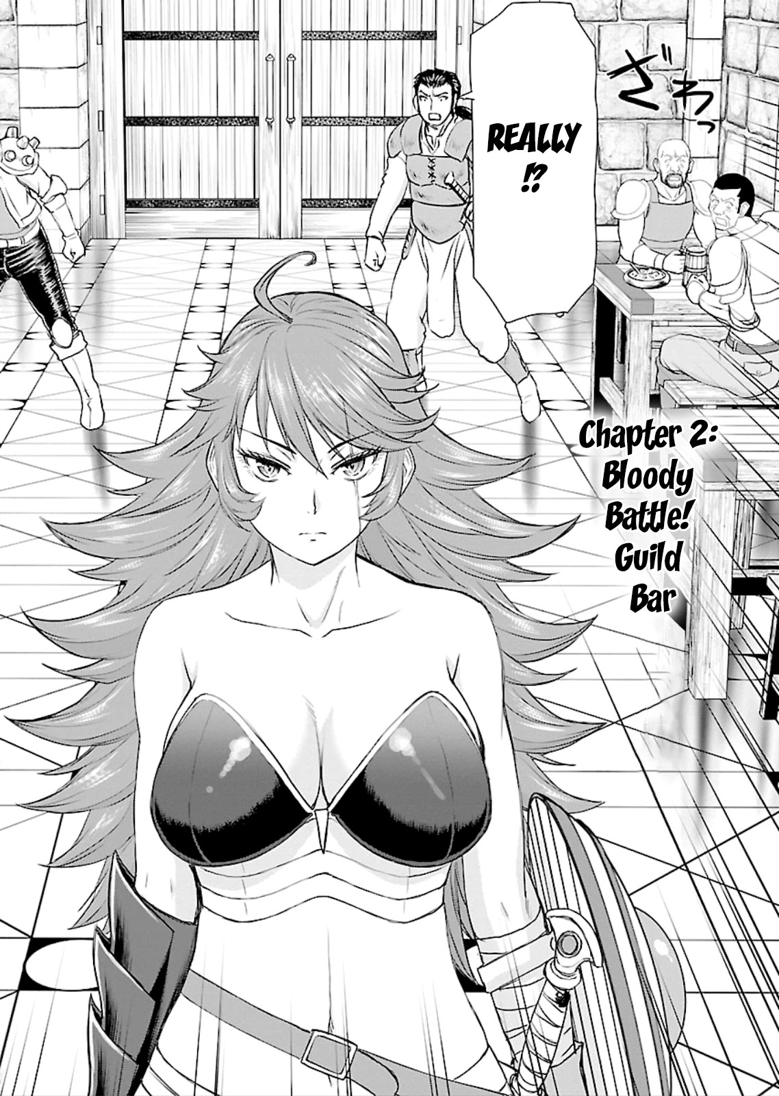 Isekai Sniper Is the Female Warrior's Mofumofu Pet Chapter 2 page 4 - Chapter 2: Bloody Battle Guild Bar