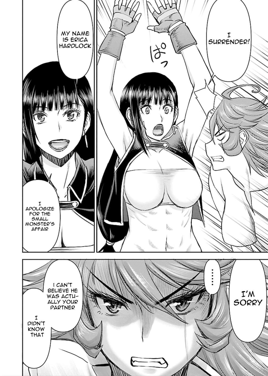 Isekai Sniper Is the Female Warrior's Mofumofu Pet Chapter 3 page 16 - Chapter 3: Break in! Bounty Hunter Erika (Part 1)