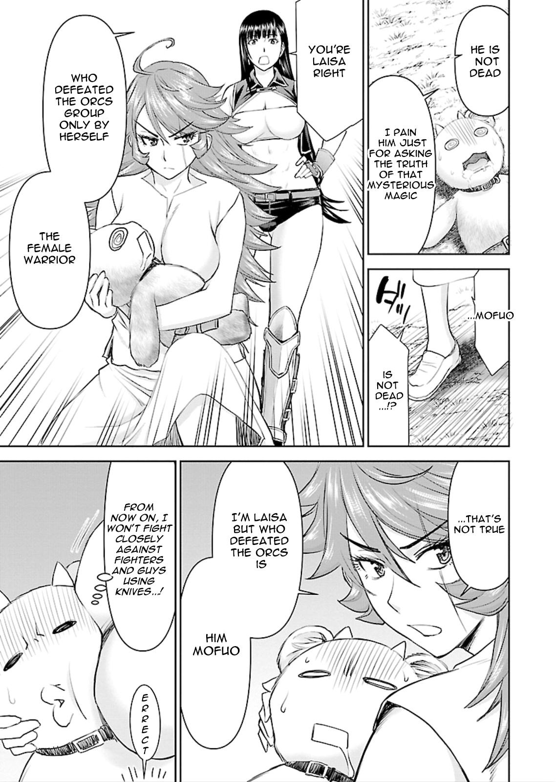 Isekai Sniper Is the Female Warrior's Mofumofu Pet Chapter 3 page 17 - Chapter 3: Break in! Bounty Hunter Erika (Part 1)