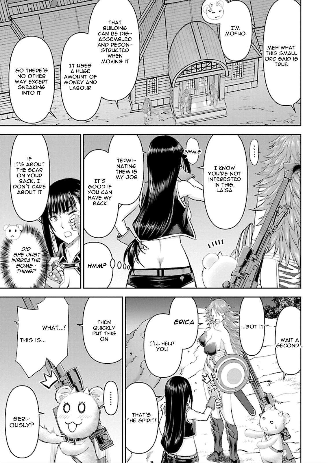 Isekai Sniper Is the Female Warrior's Mofumofu Pet Chapter 3 page 25 - Chapter 3: Break in! Bounty Hunter Erika (Part 1)