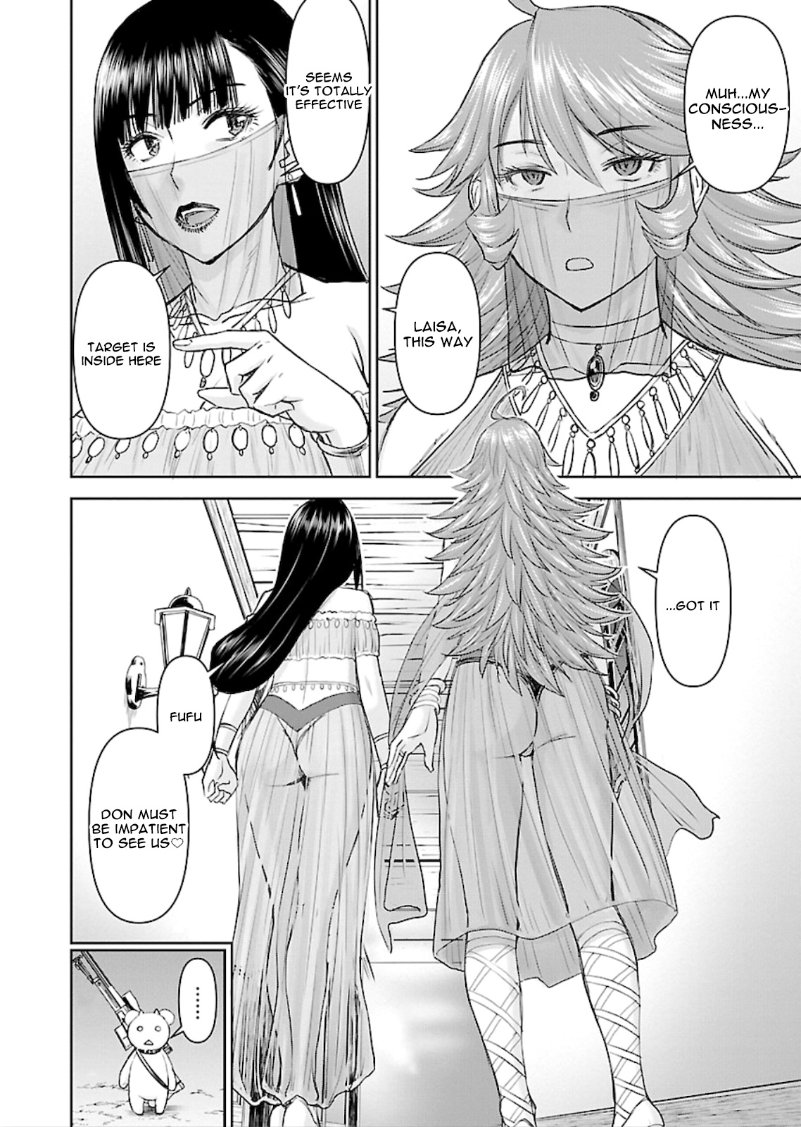 Isekai Sniper Is the Female Warrior's Mofumofu Pet Chapter 3 page 28 - Chapter 3: Break in! Bounty Hunter Erika (Part 1)