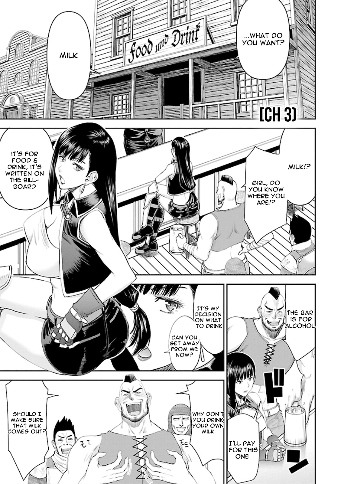 Isekai Sniper Is the Female Warrior's Mofumofu Pet Chapter 3 page 3 - Chapter 3: Break in! Bounty Hunter Erika (Part 1)