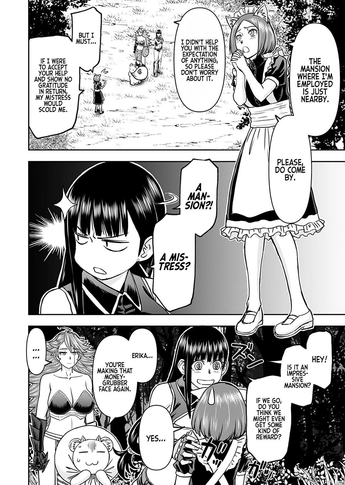 Isekai Sniper Is the Female Warrior's Mofumofu Pet Chapter 32 page 11 - Chapter 32: The Deep Mountain Mansion (Part 1)