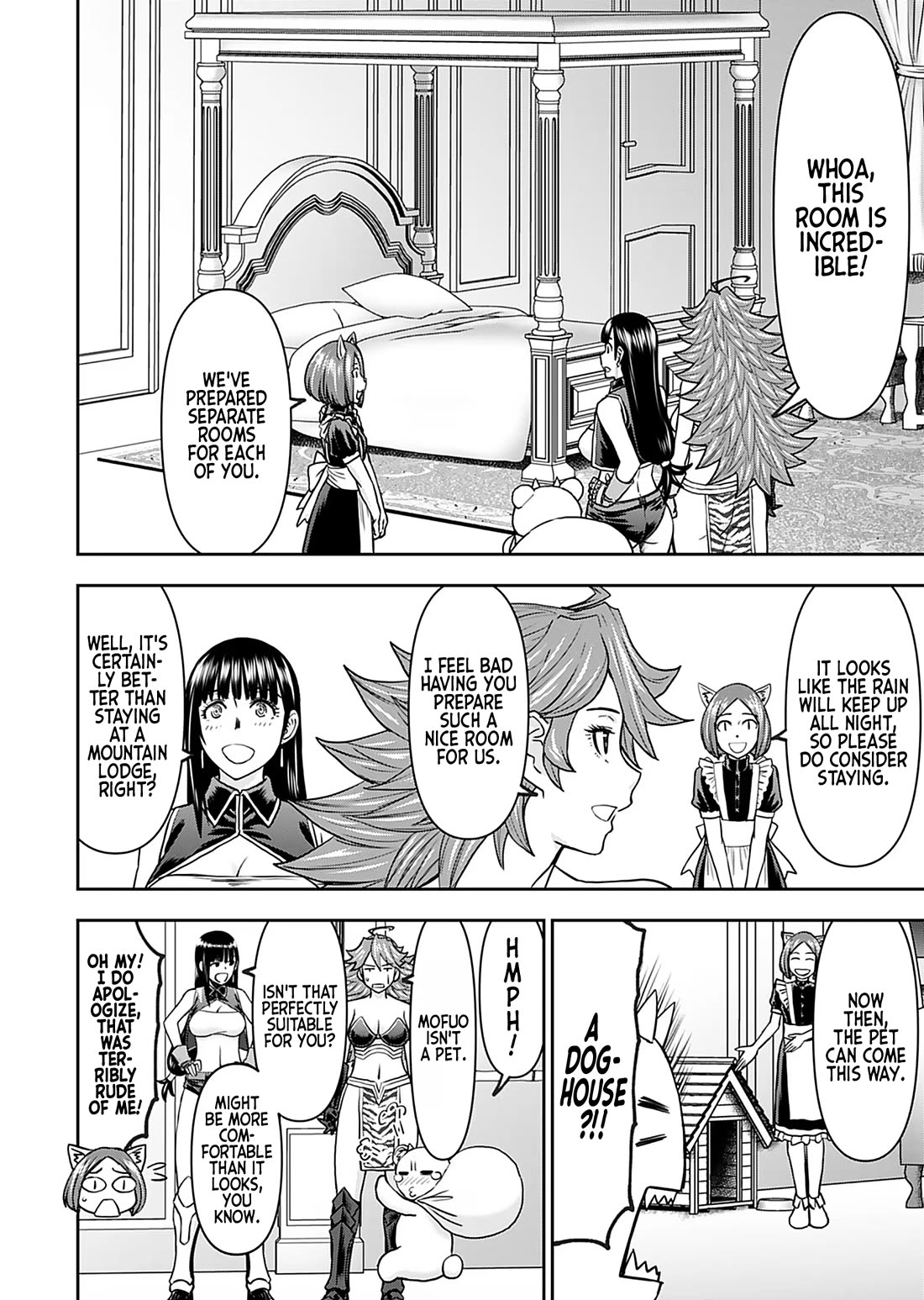 Isekai Sniper Is the Female Warrior's Mofumofu Pet Chapter 32 page 14 - Chapter 32: The Deep Mountain Mansion (Part 1)