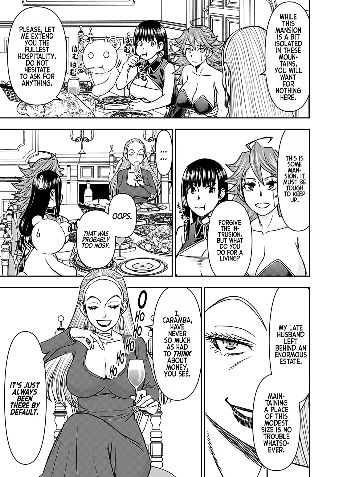 Isekai Sniper Is the Female Warrior's Mofumofu Pet Chapter 32 page 17 - Chapter 32: The Deep Mountain Mansion (Part 1)