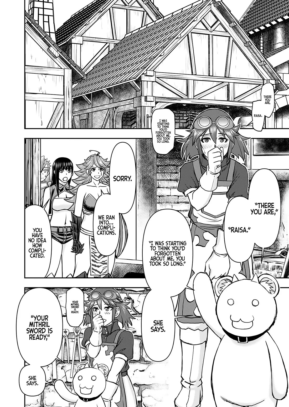 Isekai Sniper Is the Female Warrior's Mofumofu Pet Chapter 37 page 12 - Chapter 37: The Mithril Sword (Part 1)