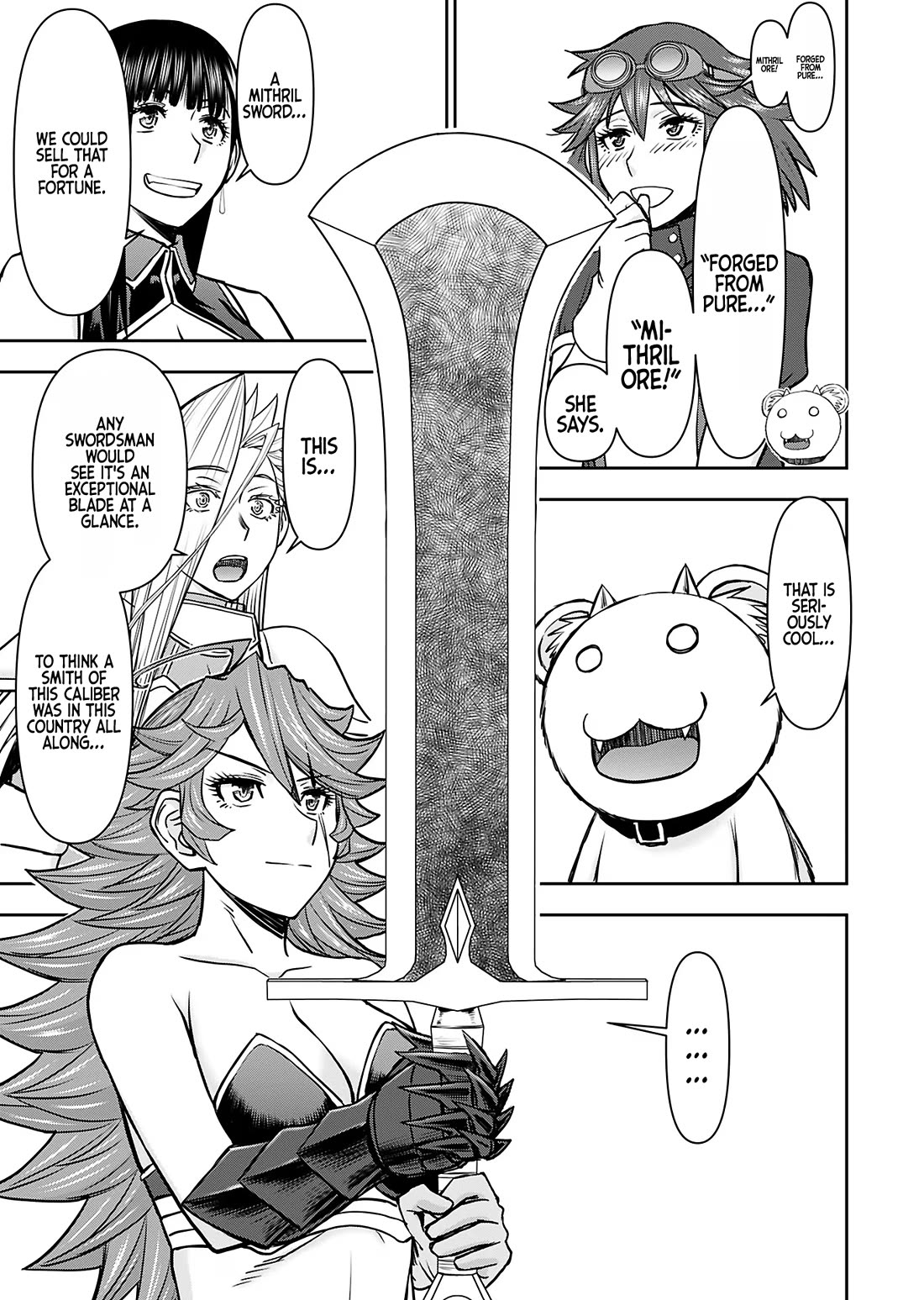 Isekai Sniper Is the Female Warrior's Mofumofu Pet Chapter 37 page 13 - Chapter 37: The Mithril Sword (Part 1)